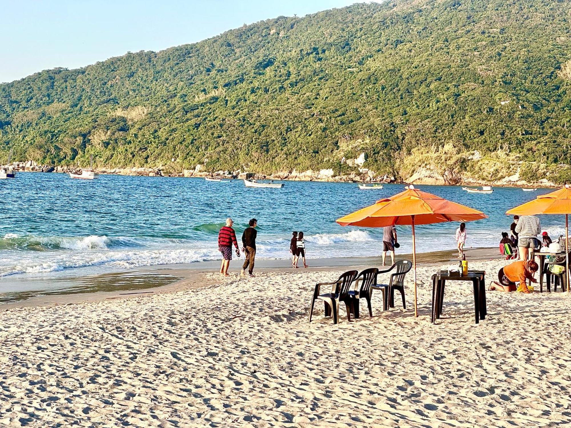 Centrinho, Churrasqueira E Piscina, Familia, Vista Mar Florianopolis Bagian luar foto